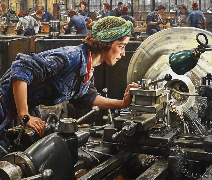 Women working at the factory