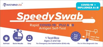 The SpeedySwab™ OTC test is designed to help symptomatic individuals aged 2 and older quickly identify whether their symptoms are due to COVID-19, Influenza A, or Influenza B. Using a user-friendly step-by-step process, the test employs state-of-the-art Lateral Flow Assay (LFA) technology.