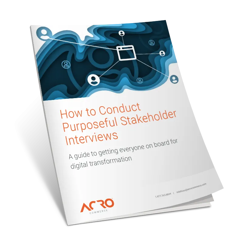 Stakeholder Interview Guide | Cover | Acro Commerce