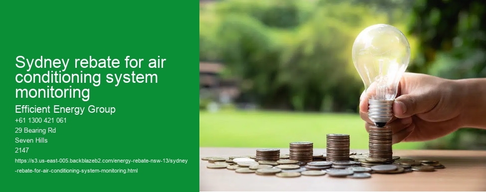 Sydney rebate for air conditioning system monitoring