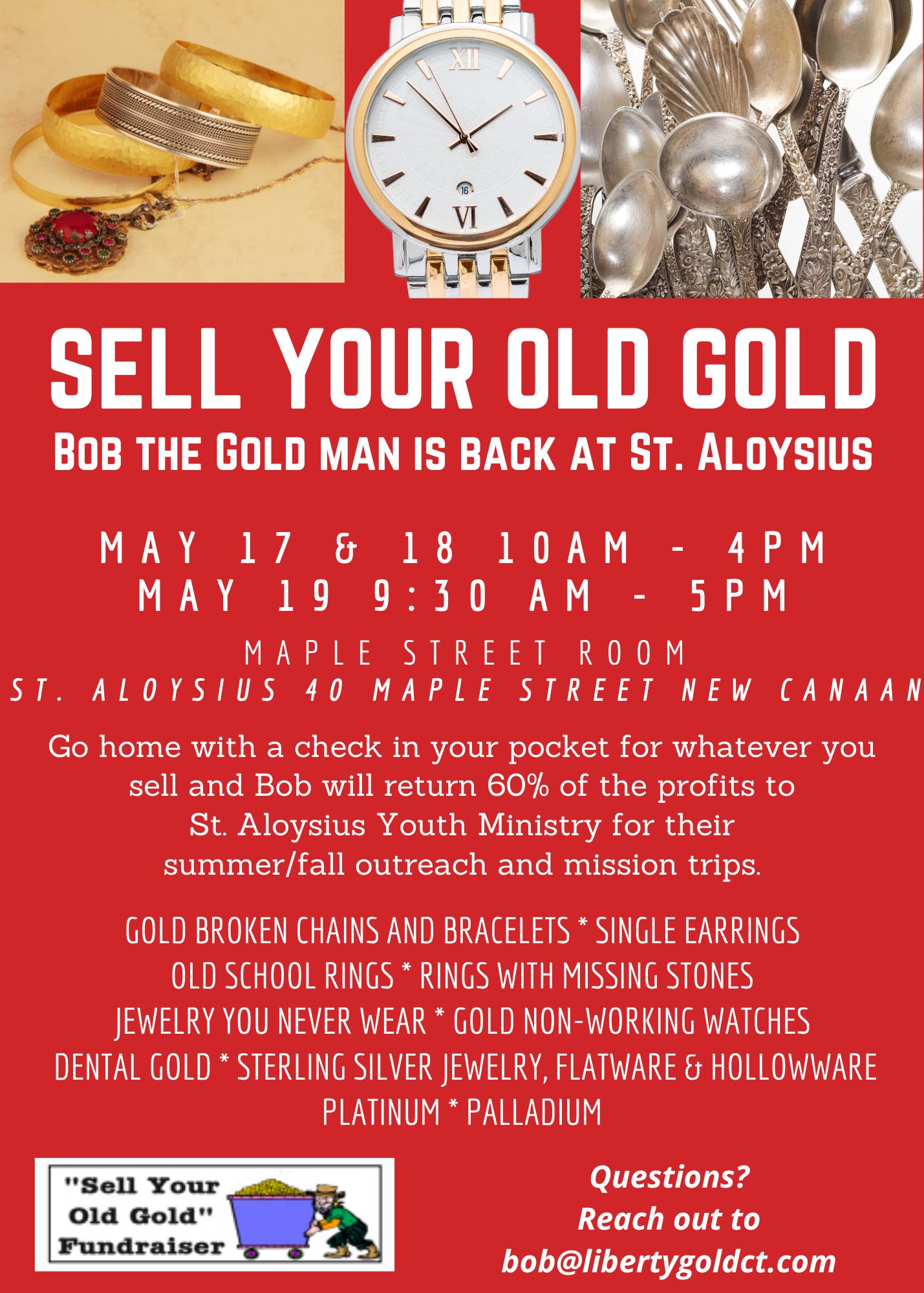 Bob the Goldman "Sell Your Old Gold" Sale