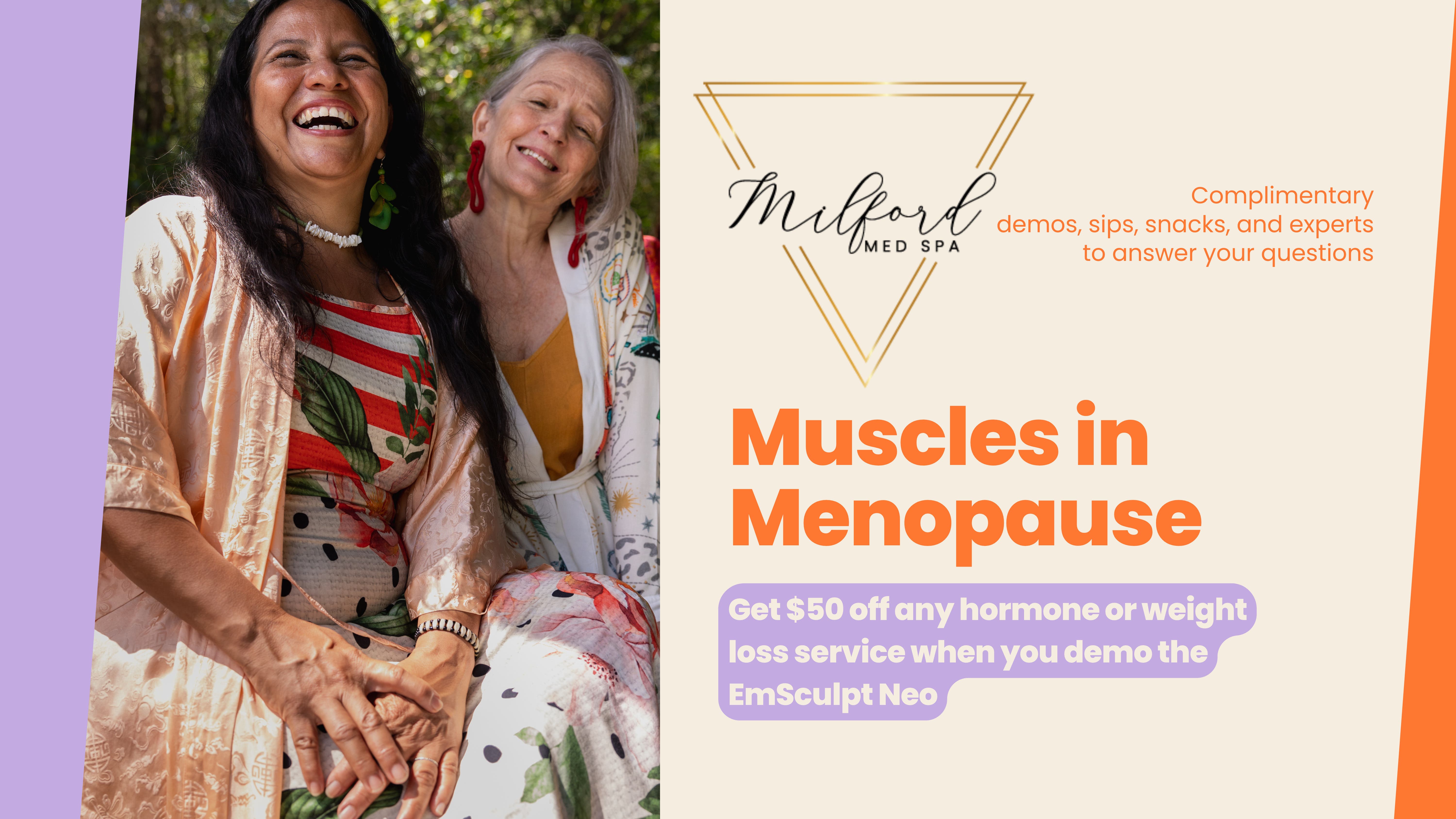 Muscles in Menopause at Milford Med Spa