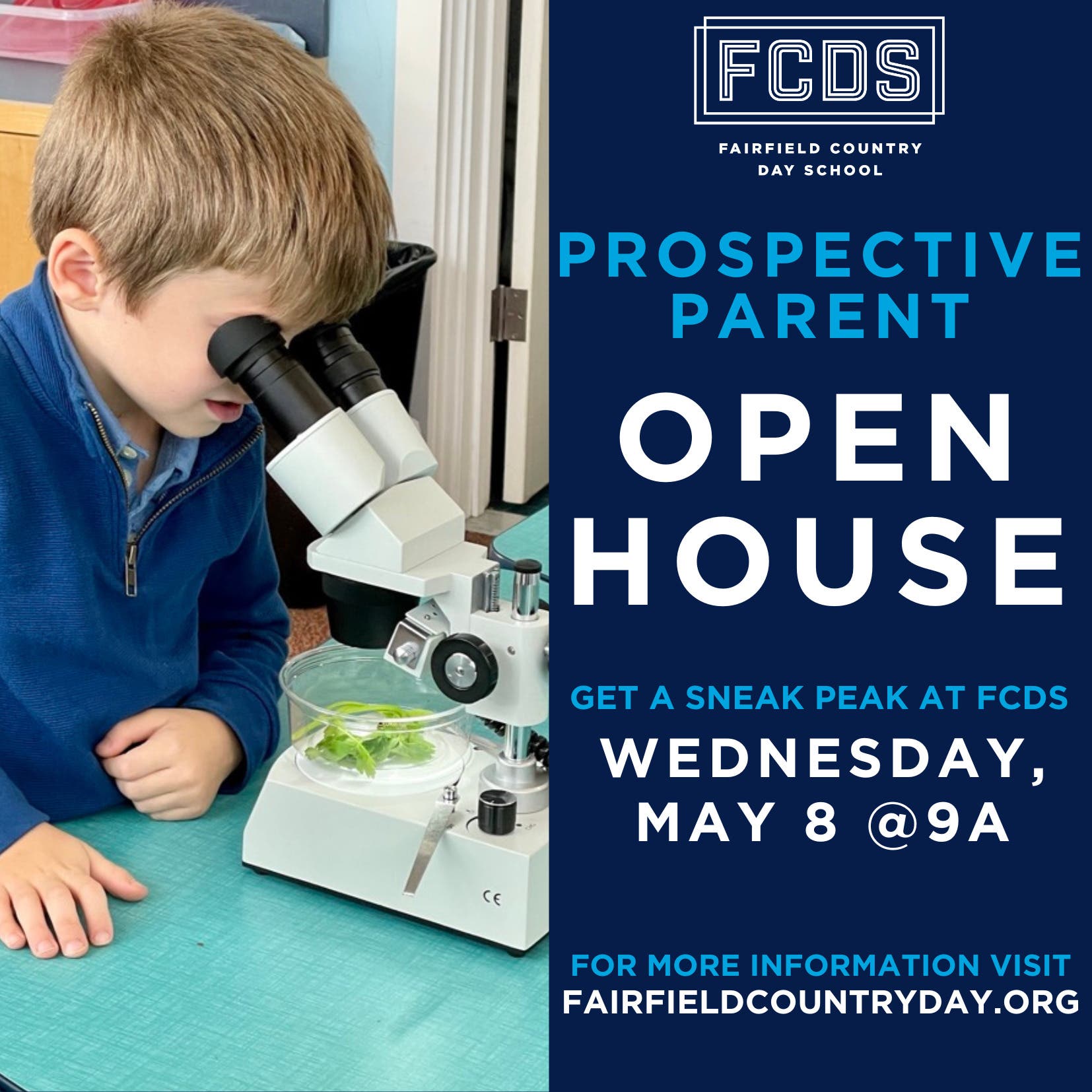 FCDS Prospective Parent Open House-May 8
