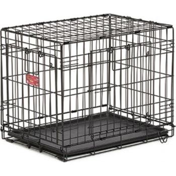  Dog Crate Life Stages Double Door 24" 