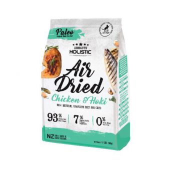  Absolute Holistic Air Dried Cat Diet - Chicken & Hoki 500g 