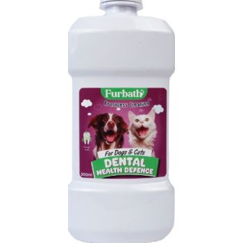  Furbath Dental Health Defence Brushless Cleaning for Dogs and Cats - 300ml 