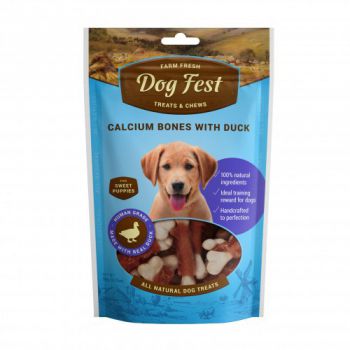  Dog Fest Calcium bones with duck for puppies - 90g (3.17oz) 