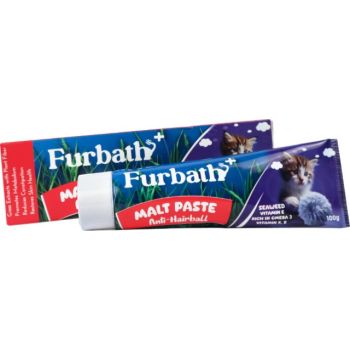  Furbath+ Malt Paste Anti Hairball for Cats - 100g 