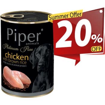  Piper Animals Dog wet food with chicken - 400g 