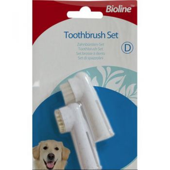  Bioline Finger Toothbrush Set 