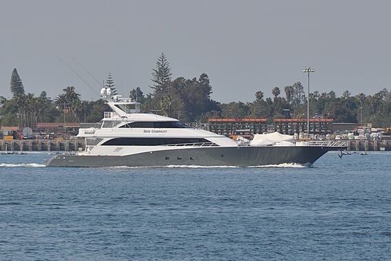Bad Company yacht cruising in San Diego 
