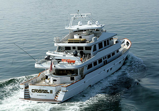 Crystal II yacht aerial