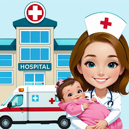 图标图片“我的提子镇医院-儿童医生游戏”