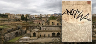 Tourist defaces Ancient Roman wall on vacation, angering Italian authorities