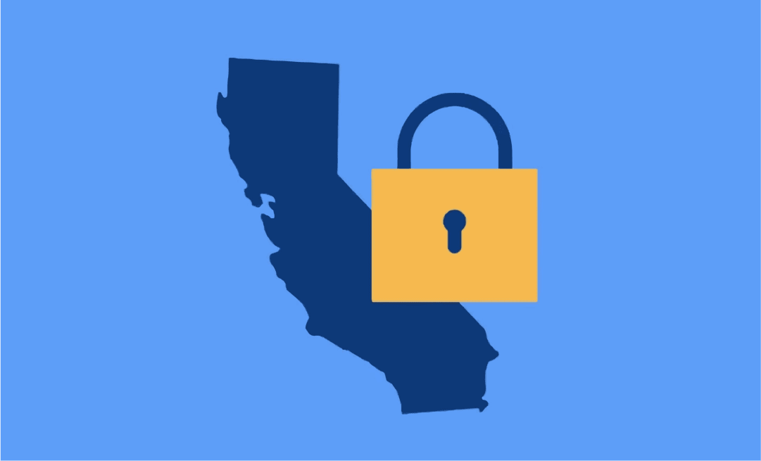 Security lock over the state of California