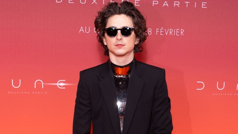Chalamet in custom Givenchy at the Dune 2 Premiere in Paris