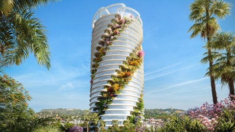 Rendering of The Star by Foster + Partners in Hollywood, Los Angeles