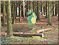 NT0939 : A dragon in the woods by Jim Barton