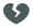 ícone de coração em imagem do usuário