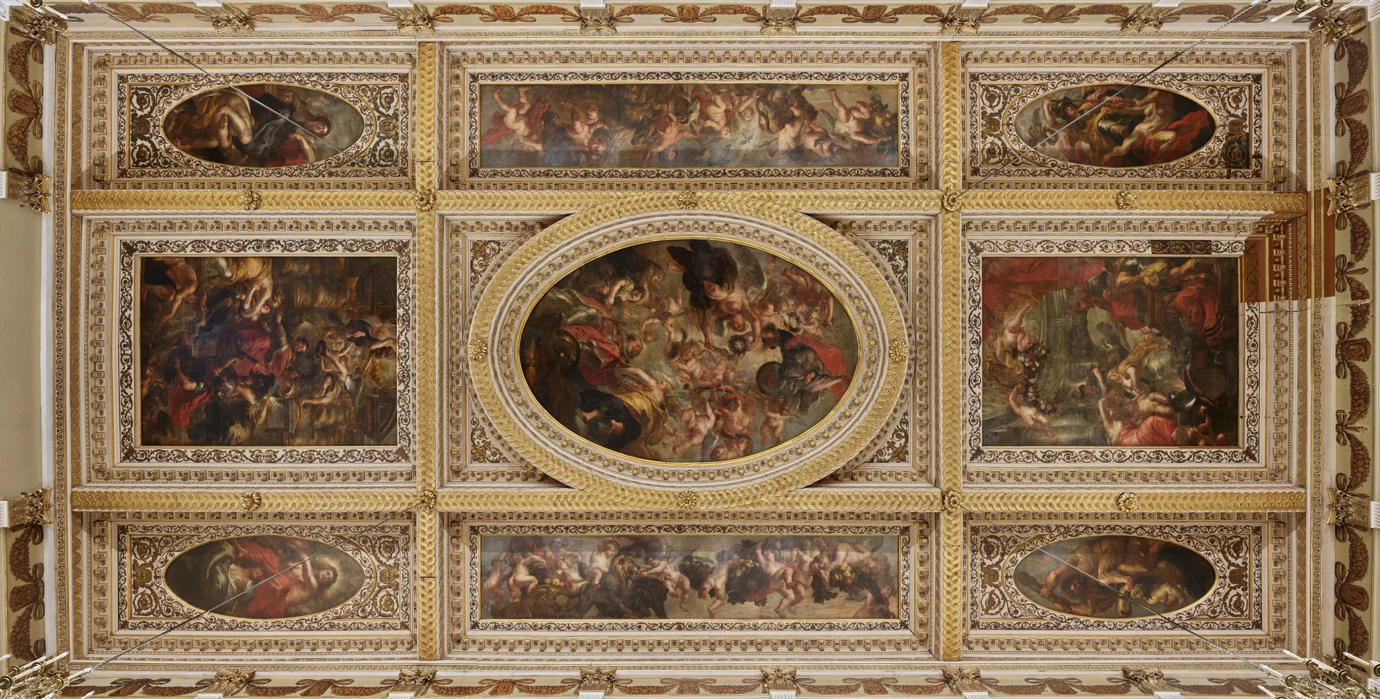 The ceiling at the Banqueting House