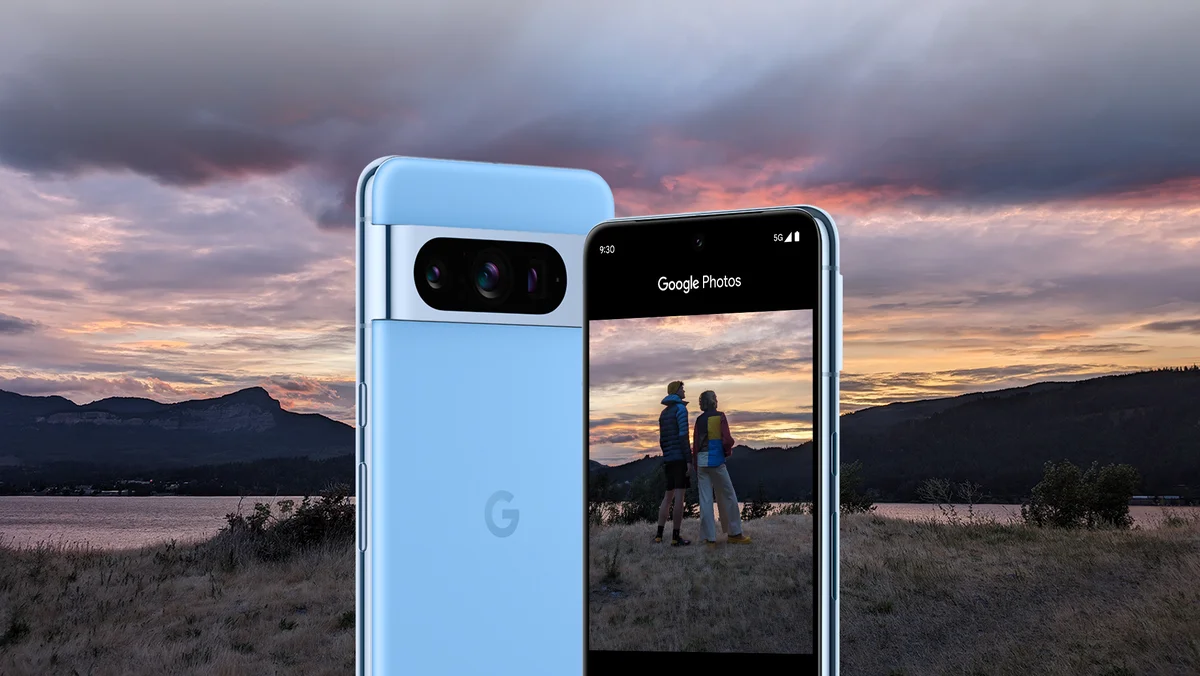 Image showing Google Photos on Pixel 8 and Pixel 8 Pro.