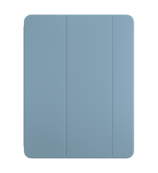 Etunäkymä deniminvärisestä Smart Foliosta iPad Prolle