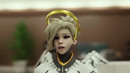 blender, overwatch mercy, breast expansion, anal
