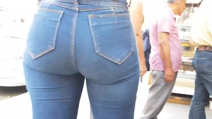 amateur, Candid ass jeans walking on the street, homemade, spy