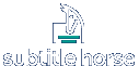 Logo subtitle horse